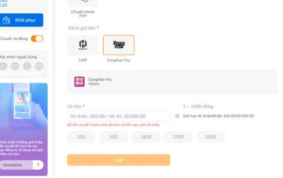 Hướng Dẫn Nạp Tiền BK8 Qua Momo (QR Pay) Trên PC Và Mobile